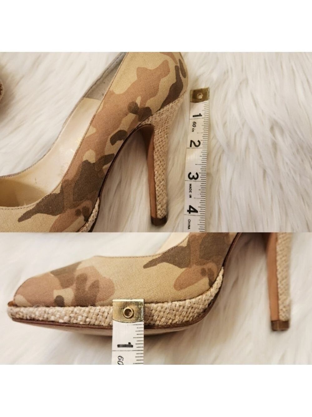 Rock Republic Camouflage Espadrille Stiletto Platform Pump Size 6 - Picture 12 of 12